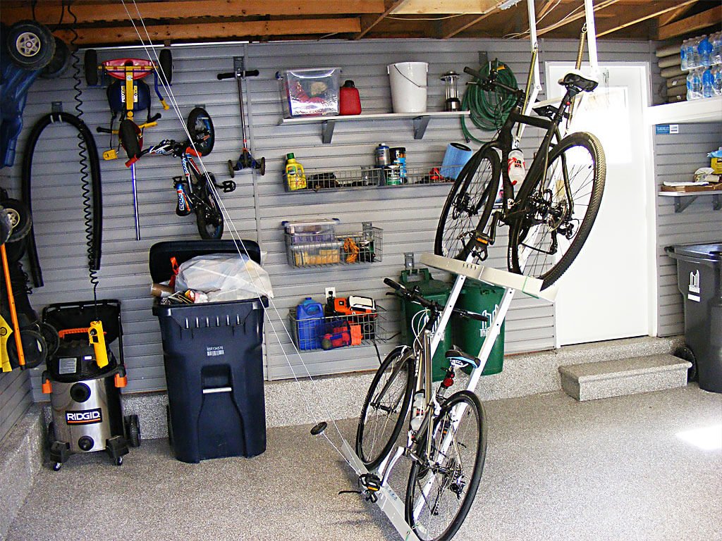 Sportsman Series Gray Steel Vertical Bike Hook for Garage or Basement  Ceiling Storage - Holds 1 Bike, Easy Installation, Pulley Mechanism in the Bike  Racks & Storage department at