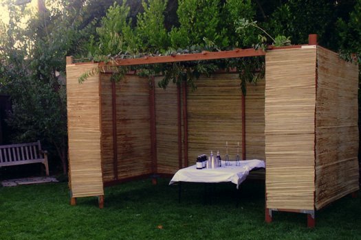 sukkah for sukkot - seasonal garage storage solution challenge