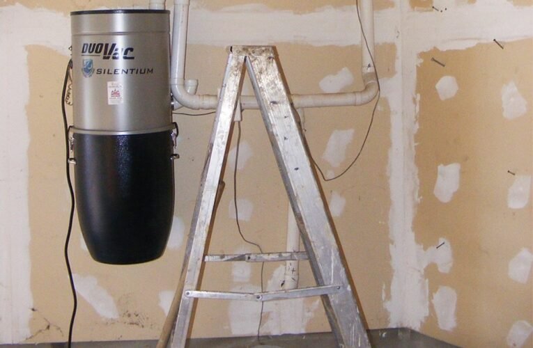 1.5 car garage, etobicoke - overhead platform storage, garage cabinets, slatwall organization system, camlock camlok hooks, polyaspartic floor, cement block coating - before