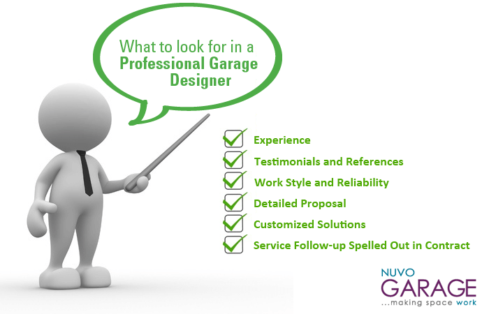 what to look for in a professional garage designer
