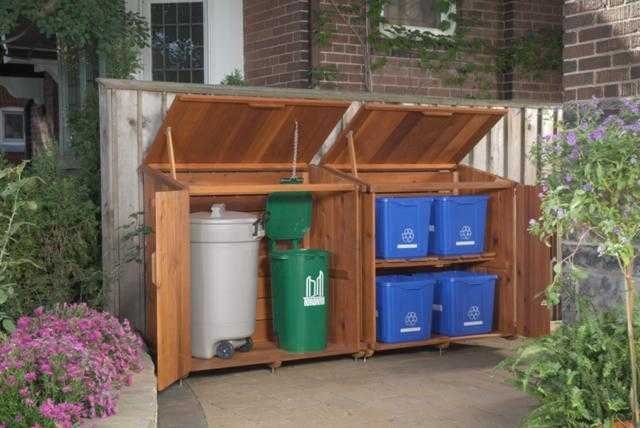 Bin Solutions - Trash Bin Solutions - storage Medium A double compost bins