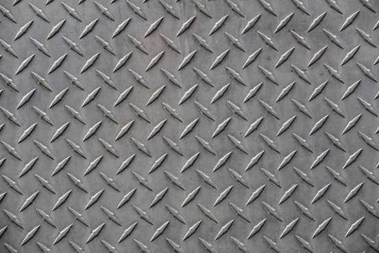 Steel diamond plate trim