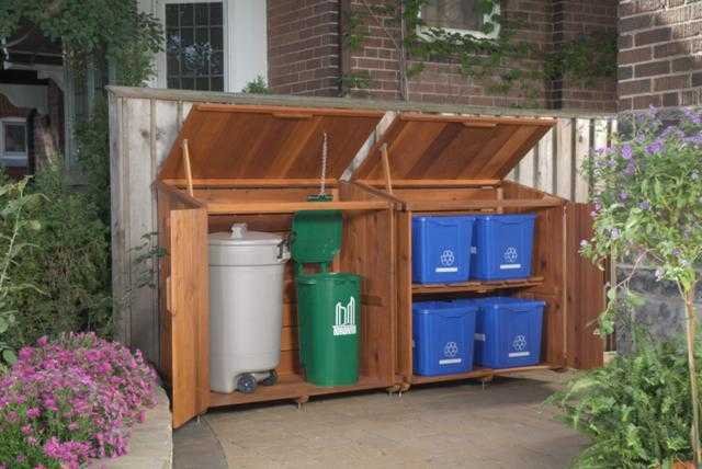 Bin Solutions - Trash Bin Solutions - storage Medium A double