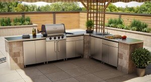 Contur Cabinets with BBQ