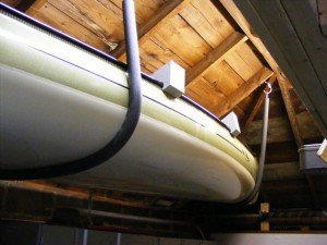 overhead storage, kayak or canoe sling